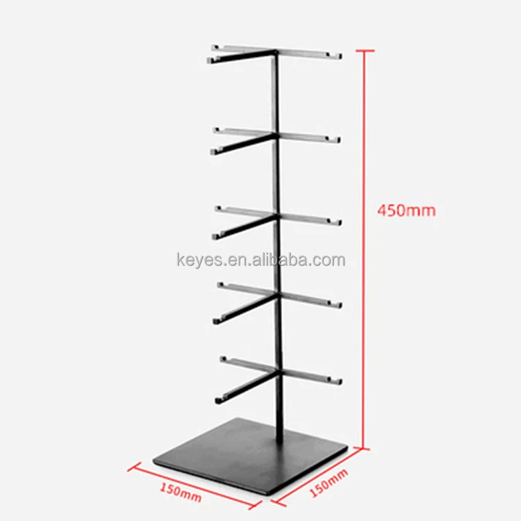Metal Sunglasses Display Stand Modern 5-Tier Retail Eyewear Holder display racks Commercial Countertop Sunglass Organizer Shelf