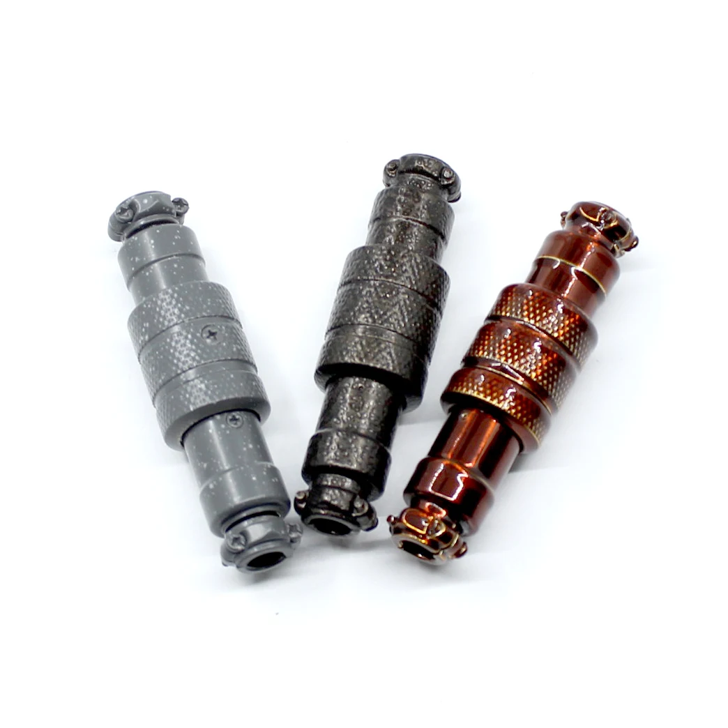 Keyboard Cable diy parts connector Aviation male female round plug socket electrical GX12 GX16 color 4pin connector