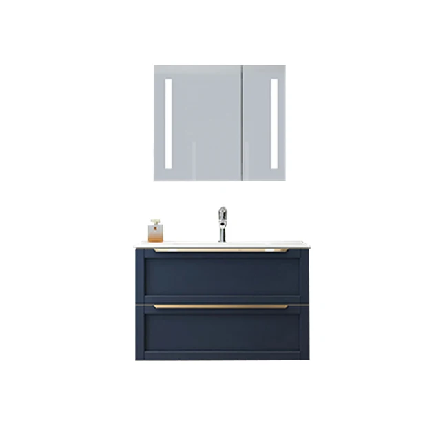 
Foshan customized hot sale pvc modern bathroom cabinet 
