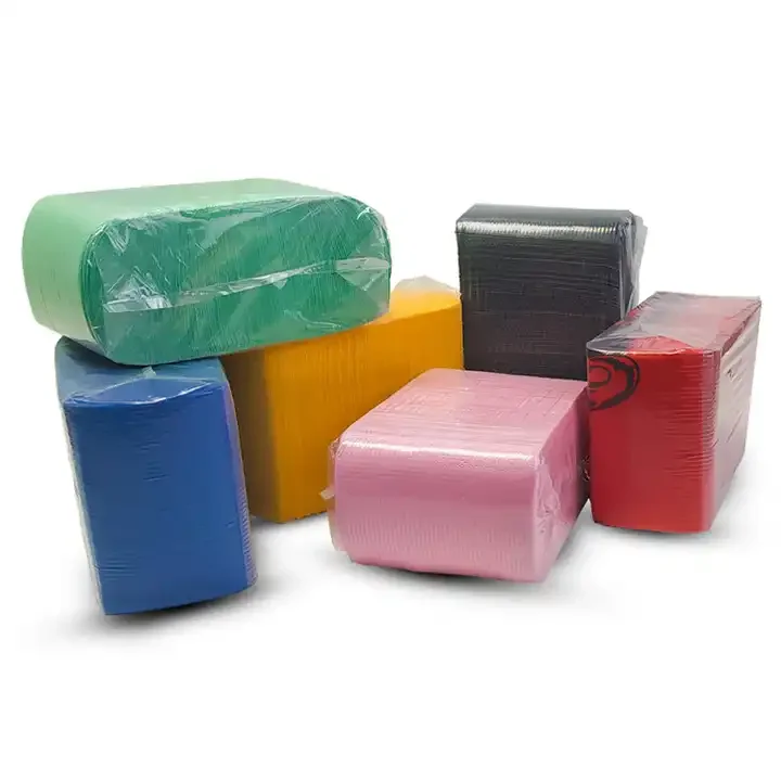 Colorful custom logo black white medical pink 3 ply disposable dental bibs for tattoo dental