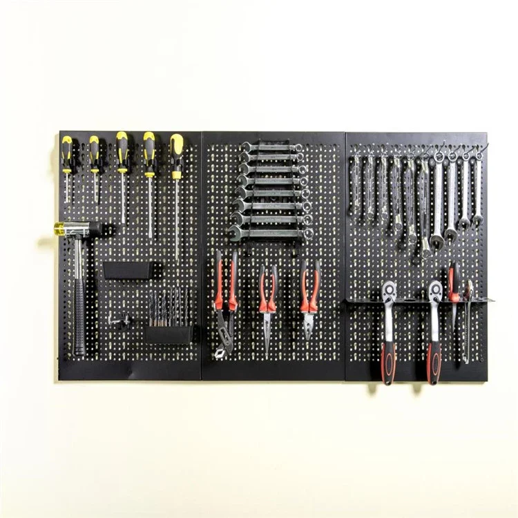 Metal Wall Ready Peg Board Heavy Duty Office Kit Tool Hanging Storage Organizer Holder Pegboard Table System