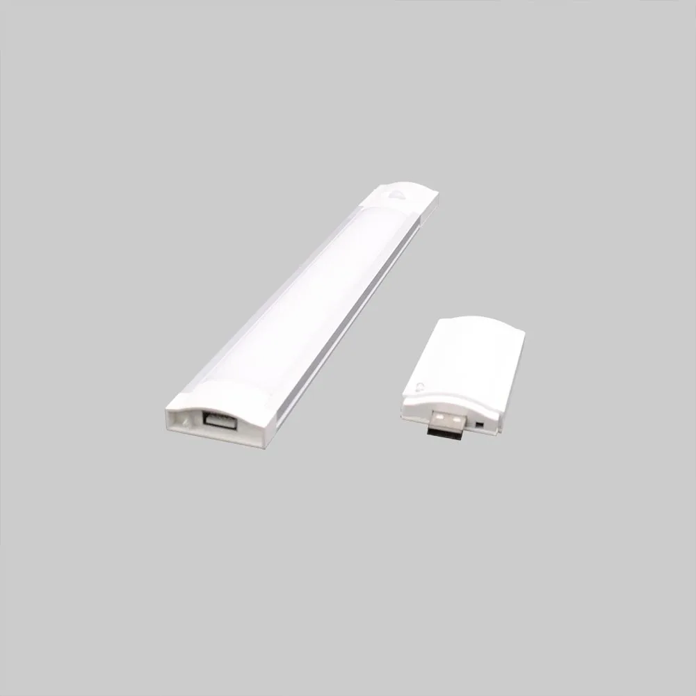  Аккумулятор USB Перезаряжаемый датчик движения Шкаф Кухонная полоса Ночник LED под