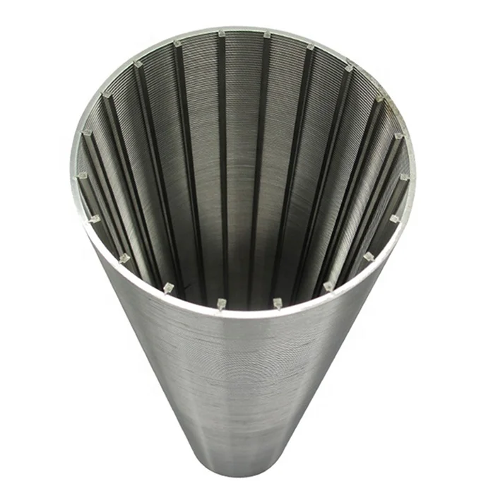Stainless Steel V Wedge Wire Filter Johnson Water Well Screen