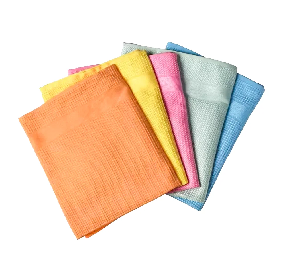 New Design Personalized Custom Eco-friendly Super Absorbent Dry Fast Tea Towels Waffle Tea Towel