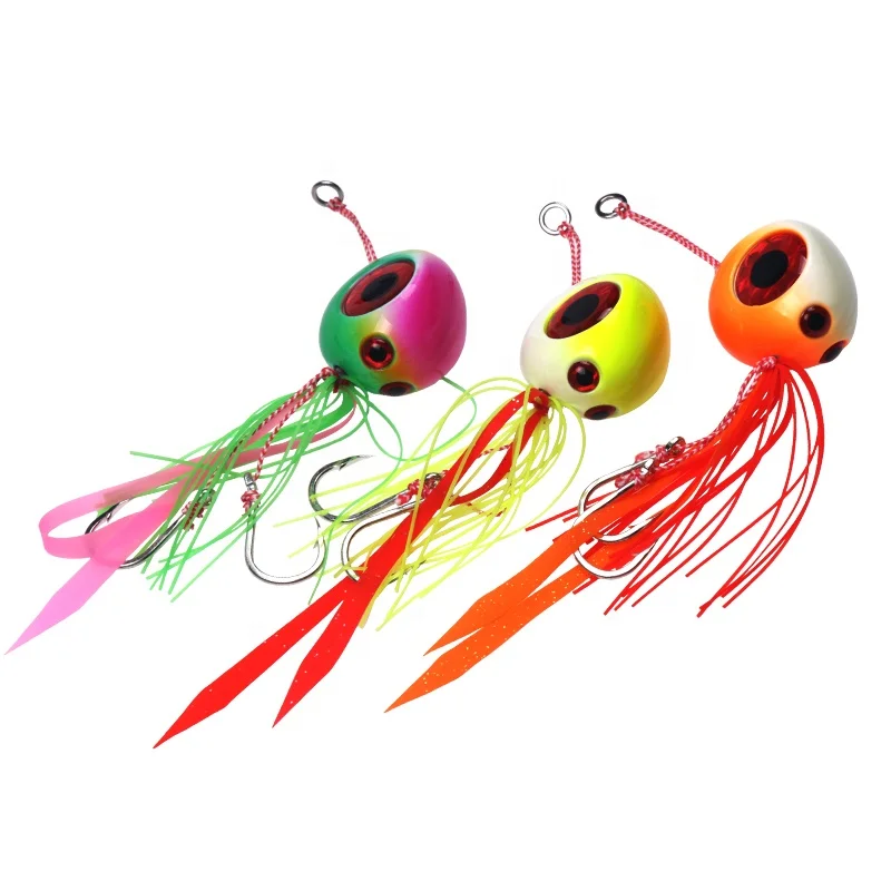 60g 80g 100g 120g 150g 200g Rubbers Snapper Sea Fishing Baits Slider Kabura Madai Jigs
