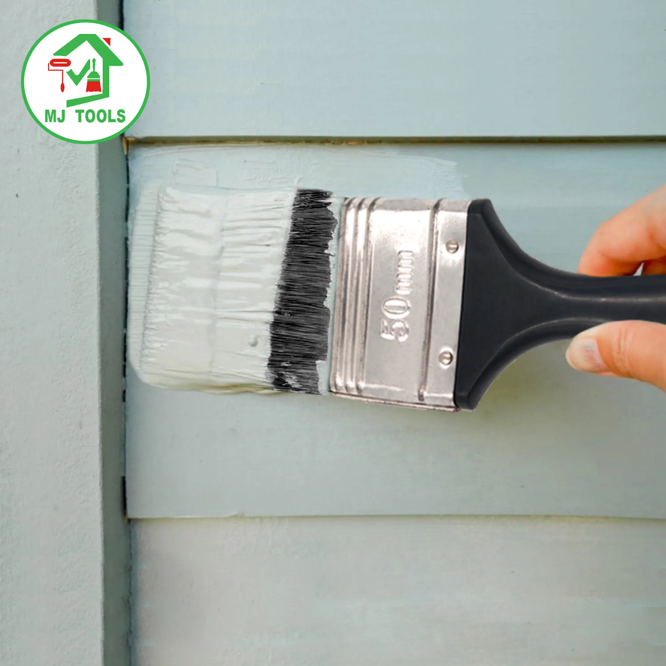 Chinese Factory 2 inch Block synthetic plastic handle Bristle Master Edge Stainac Wall Painting Ceiling Floor paint brush set