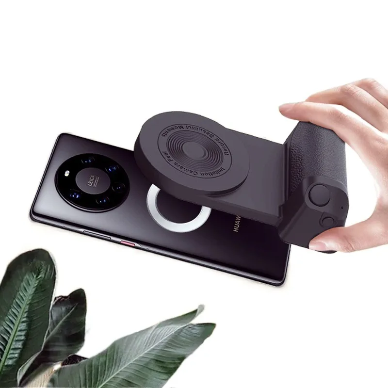 Smart phone Handheld Selfie Booster Holder Hand Grip Wireless Remote Control Hand Shutter Holder Camera Magnetic Grip Phone