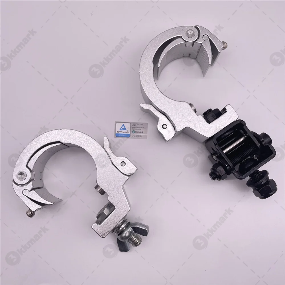 new 100kg load bearing 48-51mm diameter collapsible Quick automatic locking Double C QR portable Stage lamp clamp