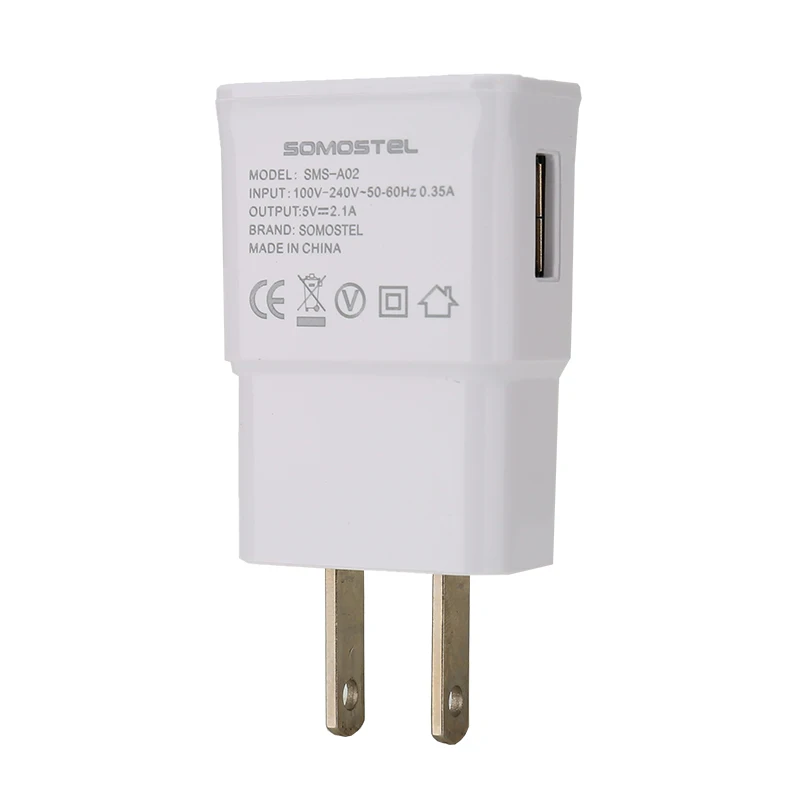 SOMOSTEL S6 S8 S10 S20 Quick Charge Fast Charger Travel Wall Usb Adapter 9v 5v/2a Cargador For Samsung V8
