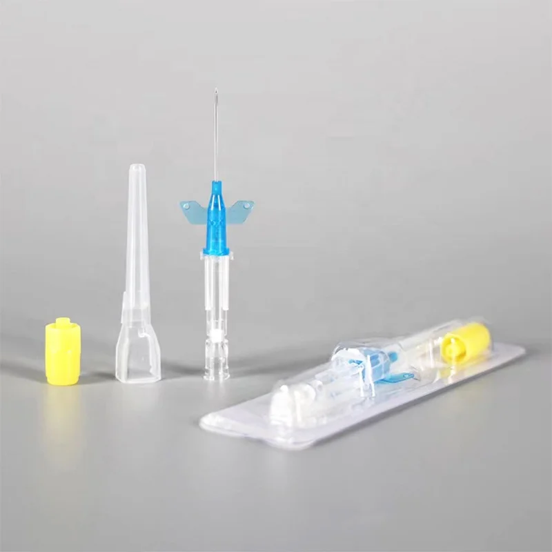 Manufacturer Price 22G 24G 26G Veterinary IV Cannula Catheter Medical I.V. CANNULA NEEDLES FOR PET USE