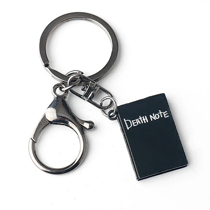 Anime Death Note Keychain Notebook Alloy Metal Keychains Key Pendant Chain