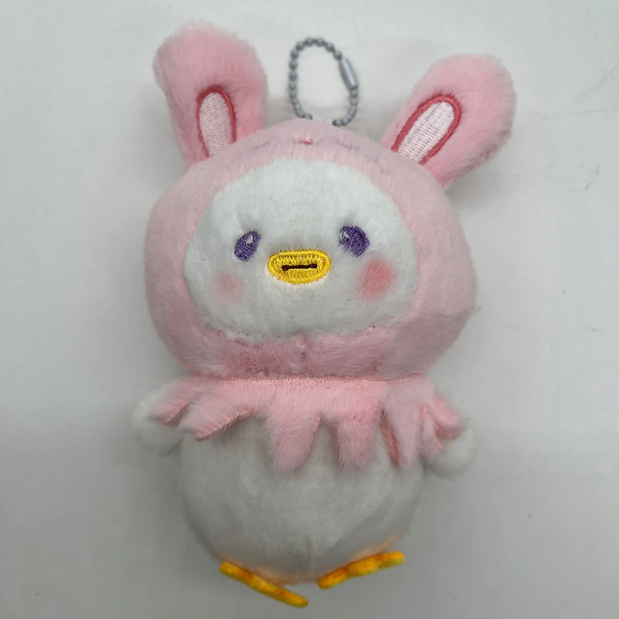Cute Transformation Chicken Pendant Plush Toy Doll Frog Bear Rabbit Bag Decorative Keychain Doll