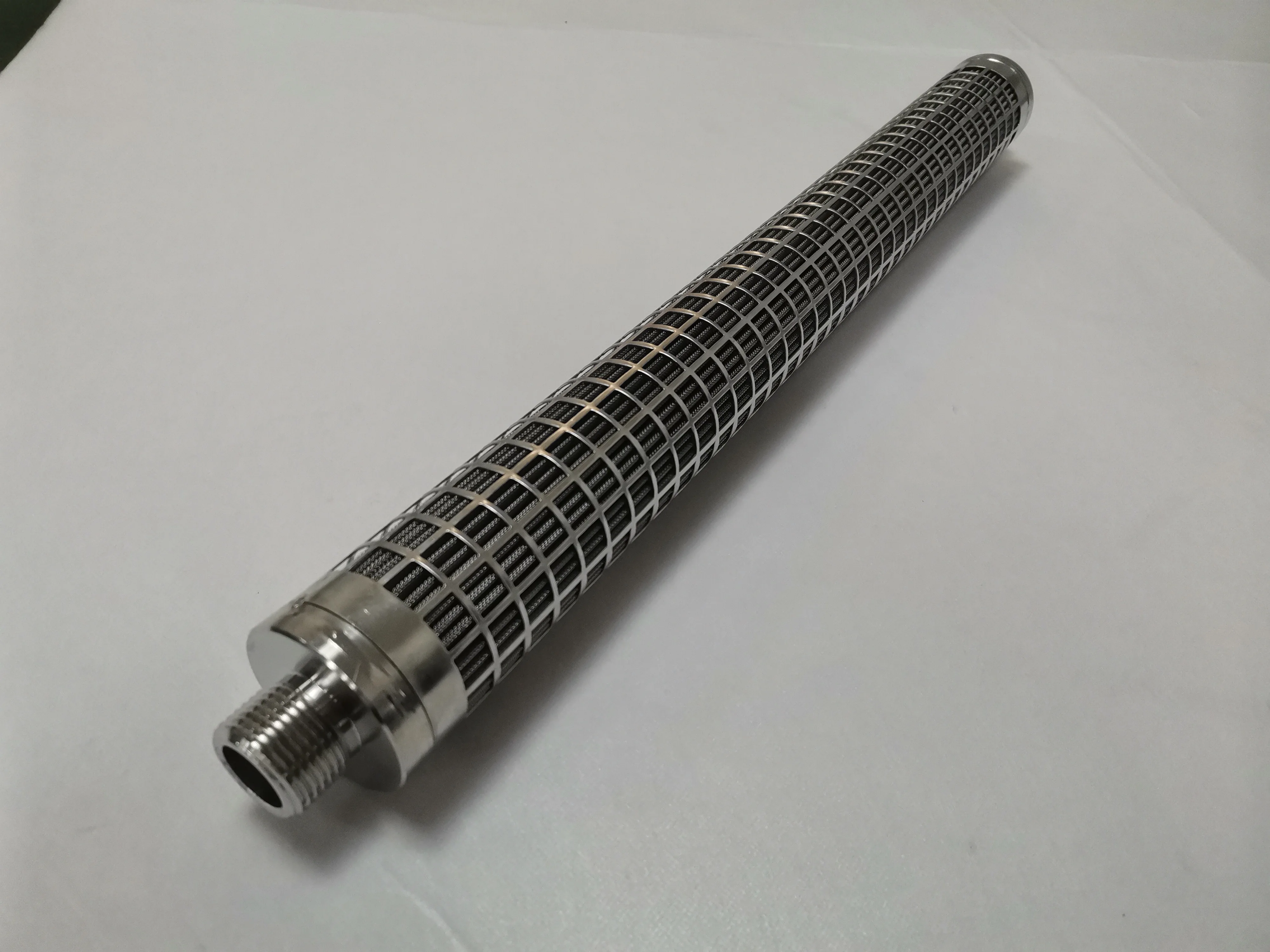 SS 304 Melt Polymer Strainer Oil Filter Element Pleated Filter Cartridge