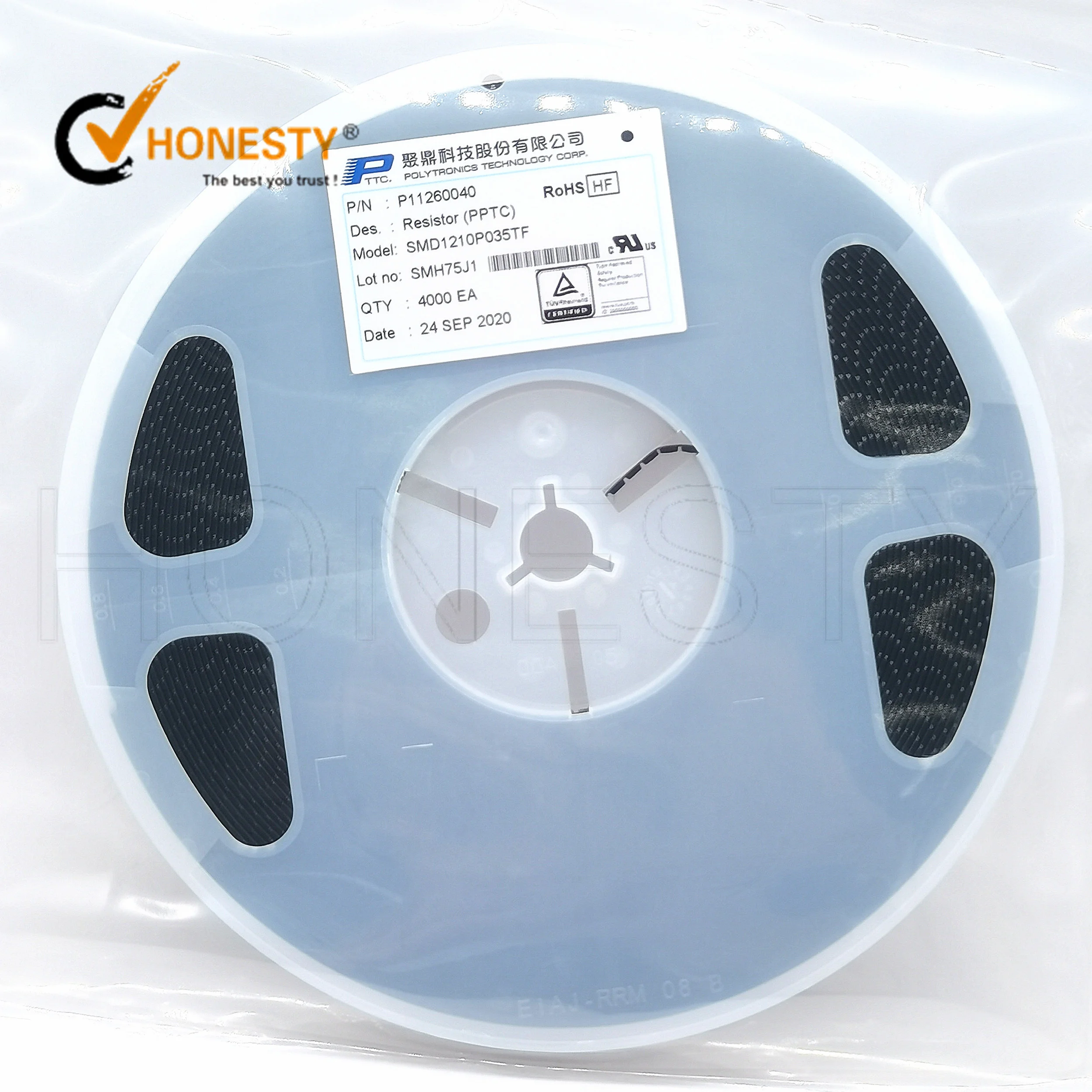 SMD1210P010TF PTC RESET FUSE 30V 100MA 1210  PTC reset fuse