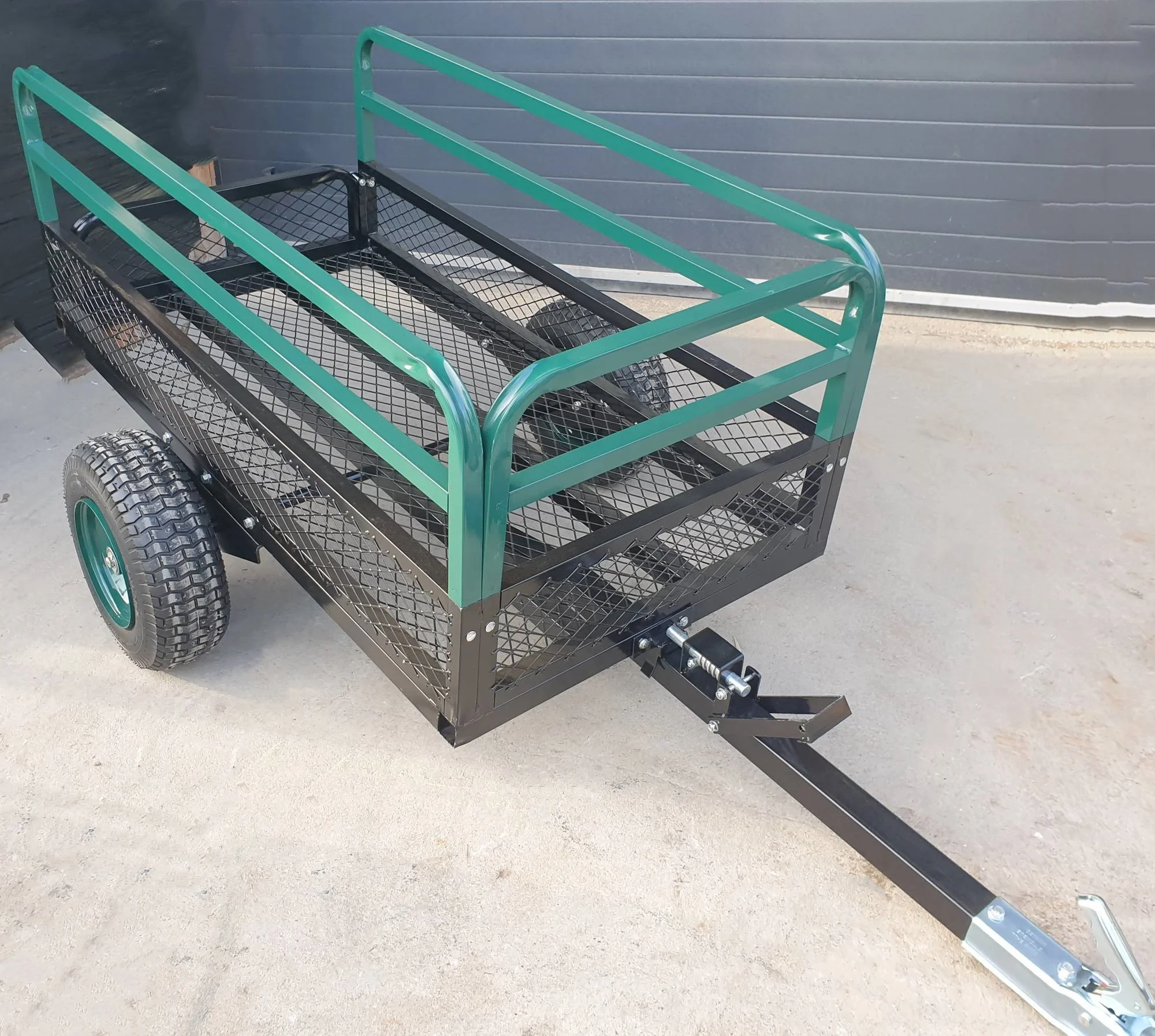 towable ATV tipping cargo utility trailer ATV cart