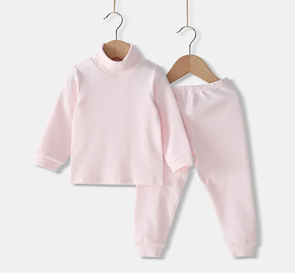 Children Girs Boys Thermal Warm Underwear Top and Pant Set