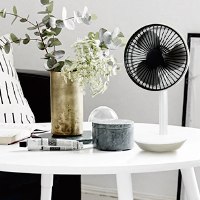 Hot Sale Handheld Electric Air Cooler Battery USB DC Motor Cooling Small Portable Rechargeable Plastic Stand Fan Mini Table Fan