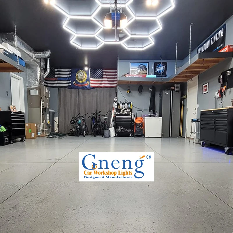 Interior Design Diy Assembled Led Hexagon Light Shop Barber Hotel Studio Lighting Equipment