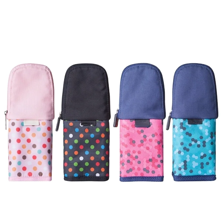 Kawaii  Canvas Large Capacity Desk Organizer Storage Boy Girl Pencil Bags Kids Pen School Stationery Cases