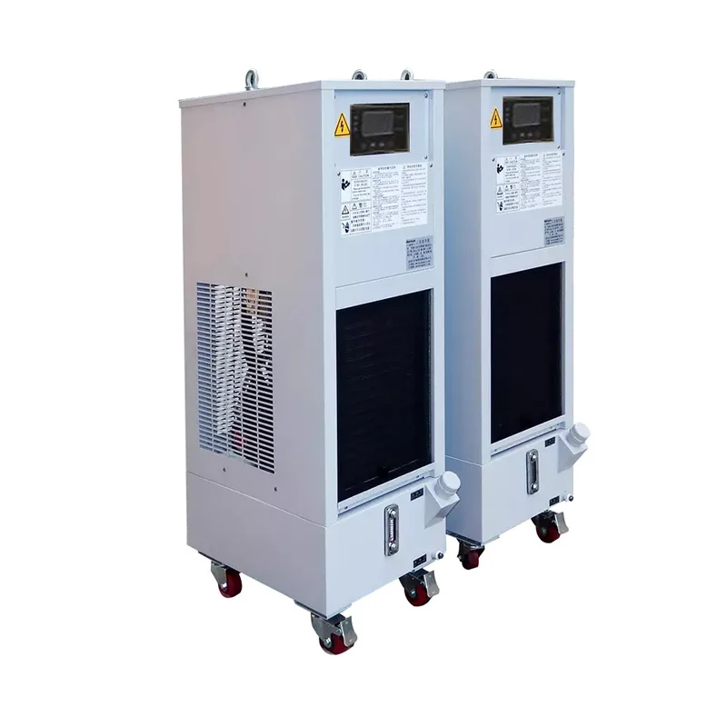 High Cooling Efficiency Oil Cooler 5000W 17000Btu Industrial Oil Chiller For CNC Machine