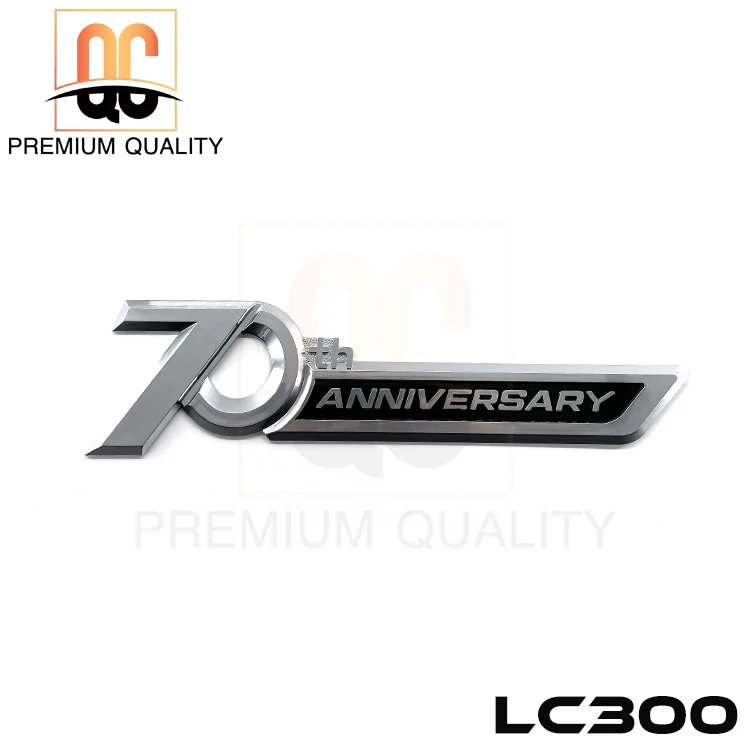 Auto spare parts 70th Anniversary rear fender emblem for Land Cruiser LC300