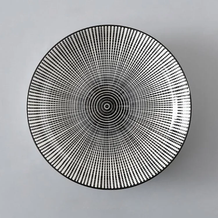 
wholesale ceramic white dinner plate 