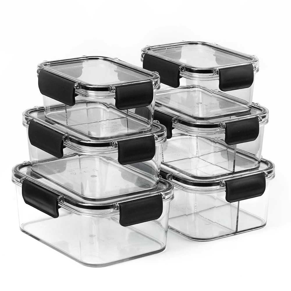 
BPA Free airtight food storage container box set with lids Leak Proof Food Container 