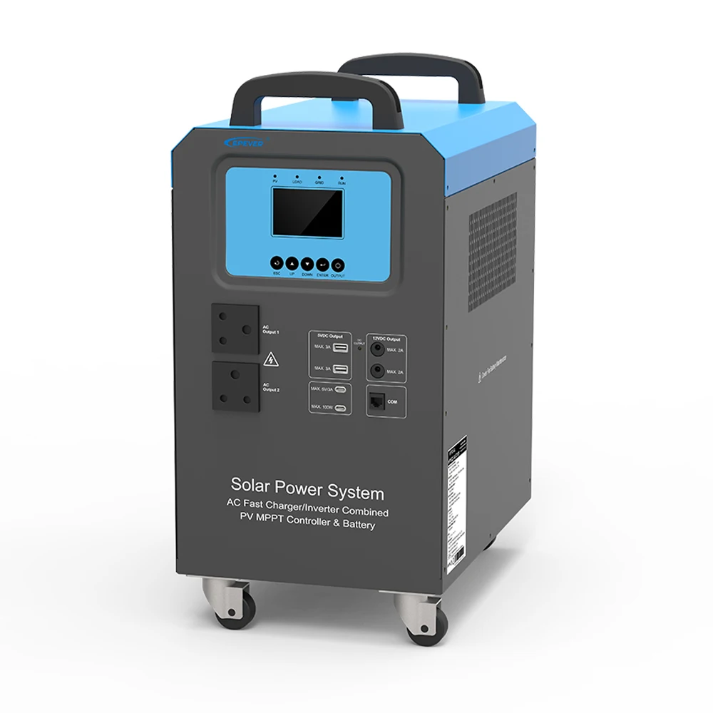 EPEVER HP2522 Гибридный солнечный инвертор/зарядные устройства 1 кВт 5 2 24 В встроенное гелевое Зарядное устройство переменного тока все в одной солнечной энергетической системе