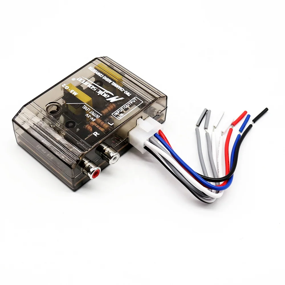 От низкого до высокого для дизельных двигателей дизельный двигатель аудио динамик кабель RCA адаптер сабвуфер 2-х канальный с Line Out