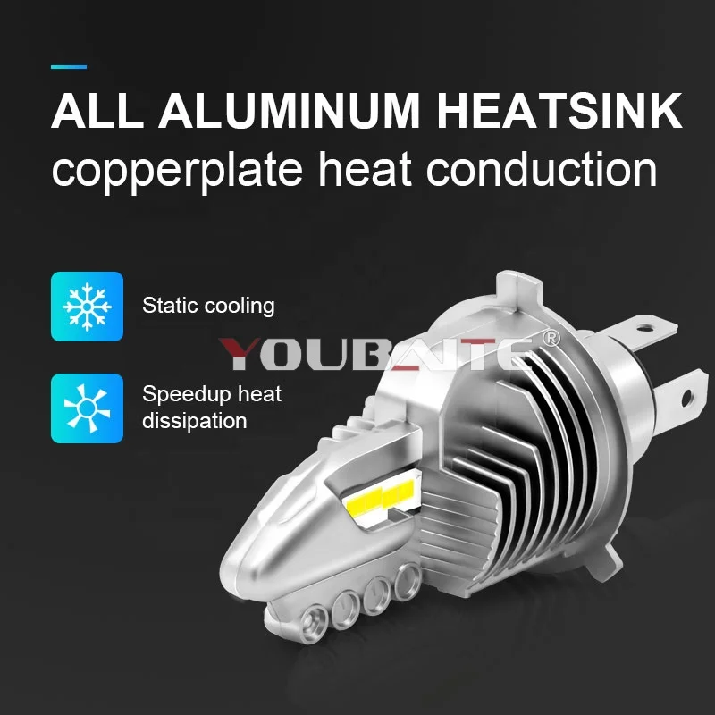 2021 Newest Train shape Auto Lighting System Headlamps H7 Car Bulbs 40W 10000Lm H11 H4 LED Headlight Bulb