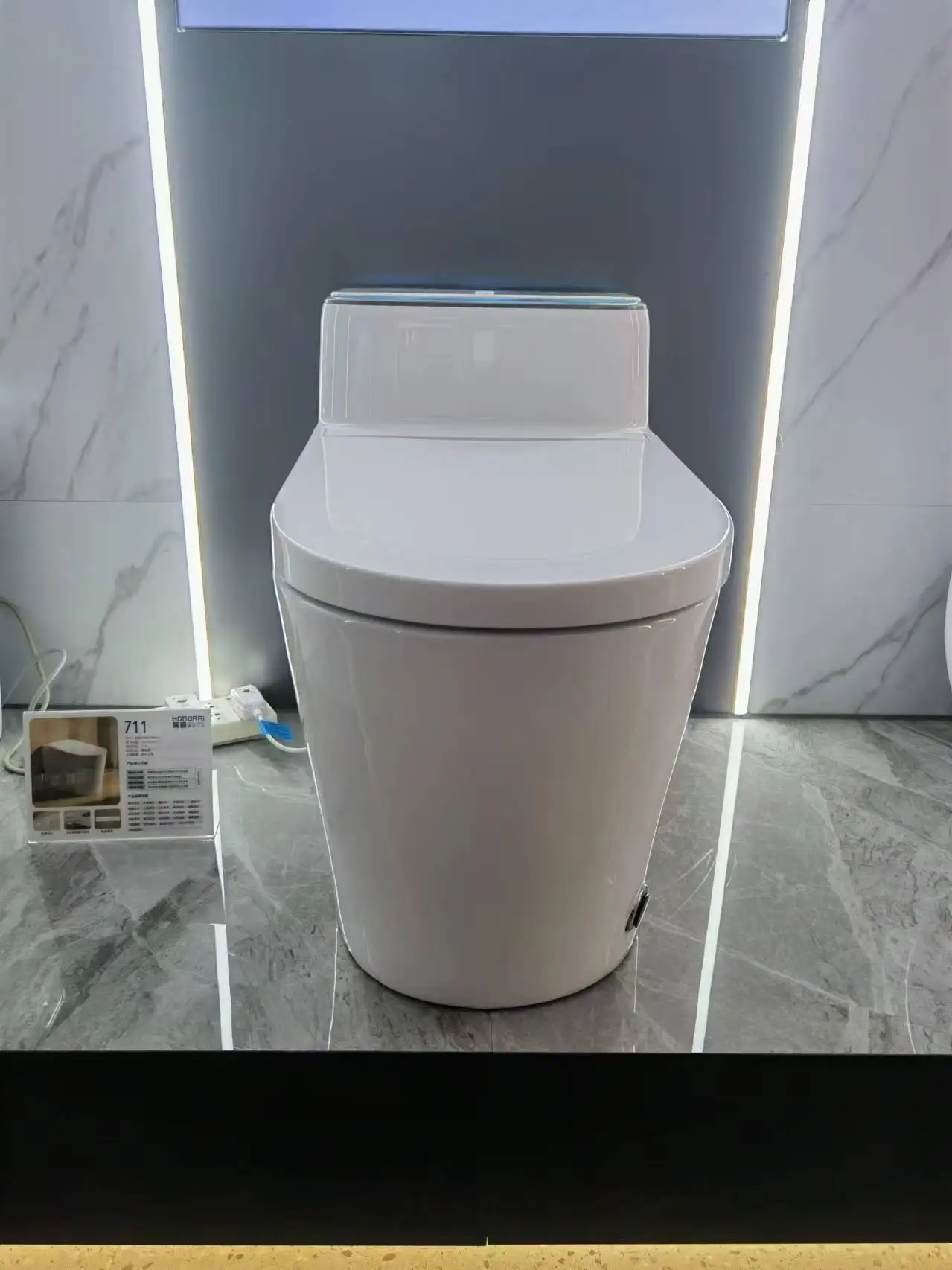 Smart Simple Toilet Seat Advanced Remote Control Heating Seat Ring Flush Away Seat Upgrade Ordinary Toilets Square Bowl Shape