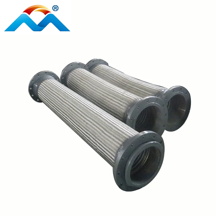 Stainless Steel Wire Braided Corrugated Flexible Metal Hose Pipes Quick Convoluted Metal Hose for Heated Exchanger