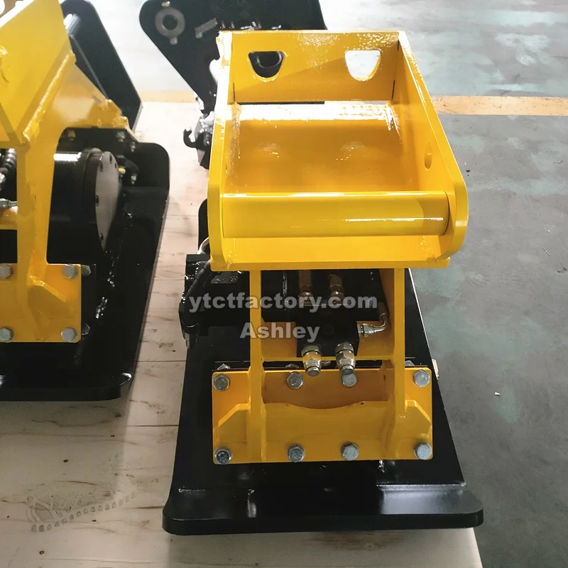 excavator sand construction concrete reversible vibrating vibratory hydraulic plate compactor