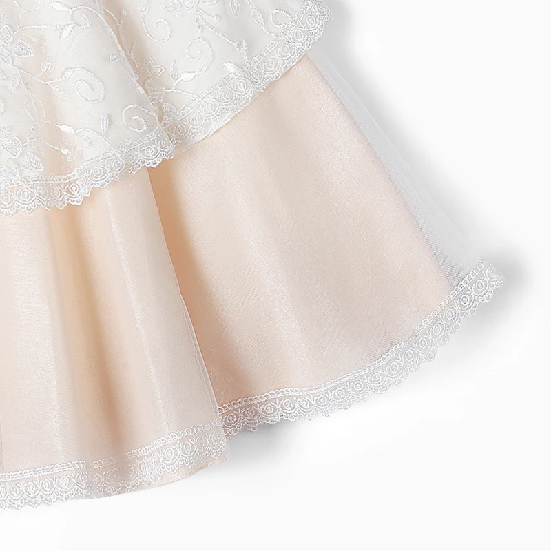 High Quality Baby Dresses Smocking Dress Toddlers Clothing Short Sleeve Party Wedding Evening Baby Girls Dress