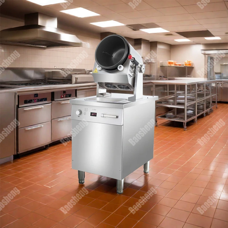 Selling Fry Fried Rice Machine for Restaurant 5kW Stir Fry Machine Electric Stir Fryer Automatic Rice Cooking Machine