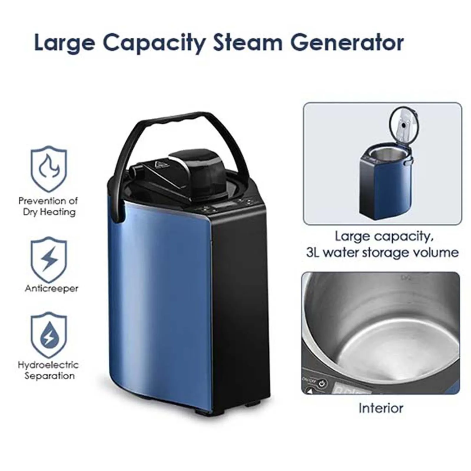 Portable Sauna for Home Office and Travel Home Sauna for Spa Dry and Steam Sauna with Remote Control Steamer Tent