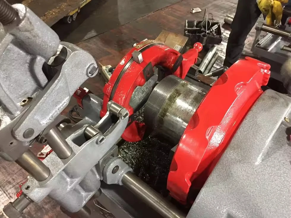 SUNTECHMACH High Function Power Pipe Threader Heavy Duty Pipe Threading Machine 6 Inch 3 Phase Pipe Threader