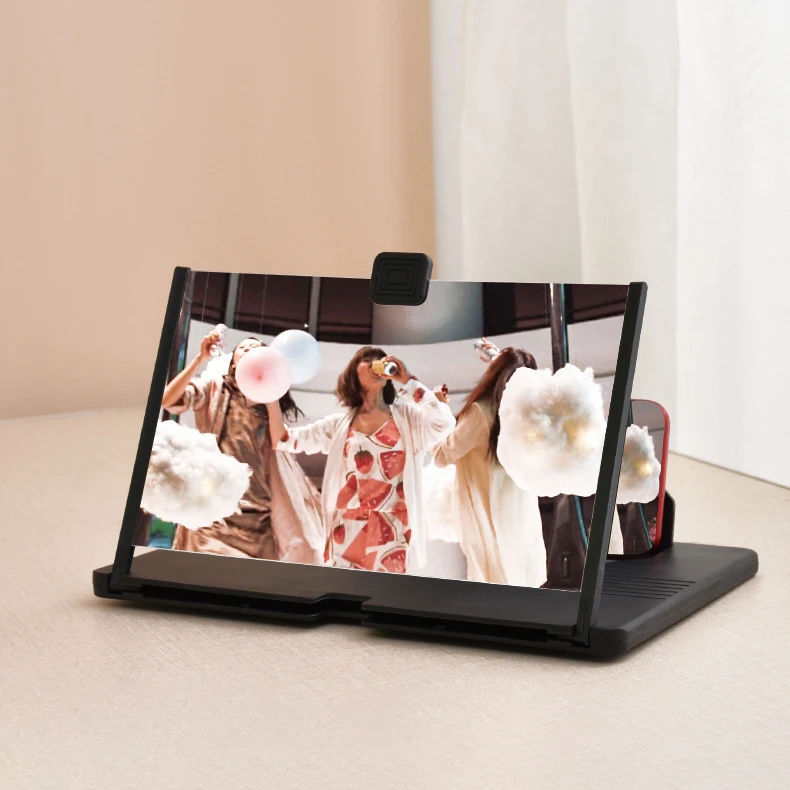 Custom logo Video Amplifier Pulling Out 3D HD Mobile Phone Screen Magnifier