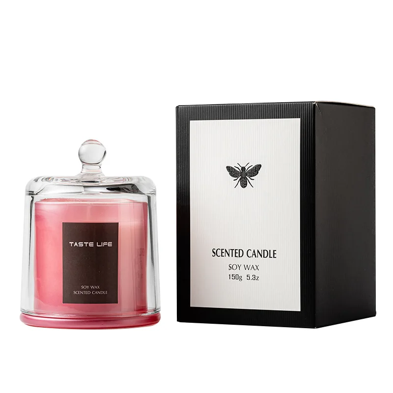 
 Luxury Colorful luxury scent candle holder for home fragrance for wedding for party for colorful candle jar gift set  