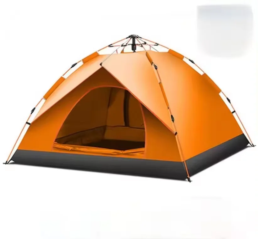 luxury large outdoor portable park picnic waterproof windproof folding inflatable 4-person camping Pop-up  tent