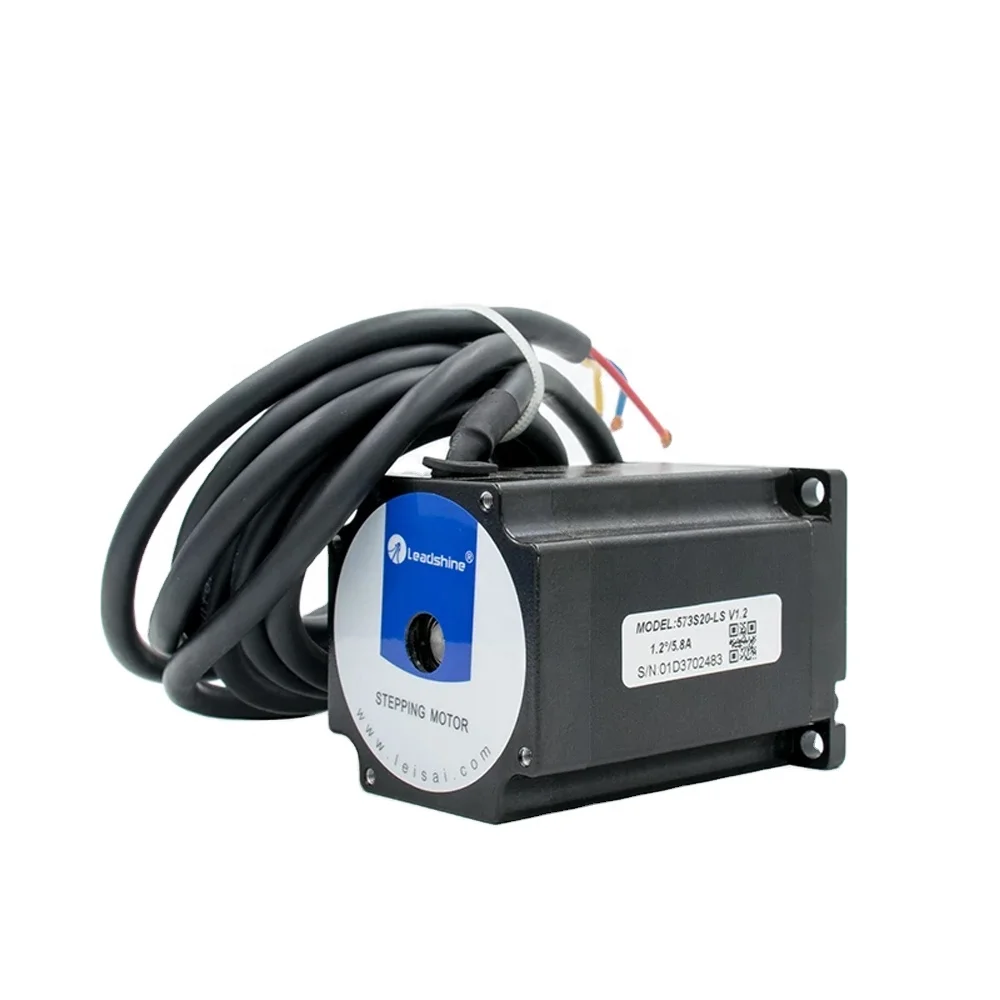 Цена по прейскуранту завода-изготовителя Leadshine мотор Nema 23 573S20 шаговый двигатель 3 фазы шагового двигателя для лазерной гравировки и резки машина запасные части