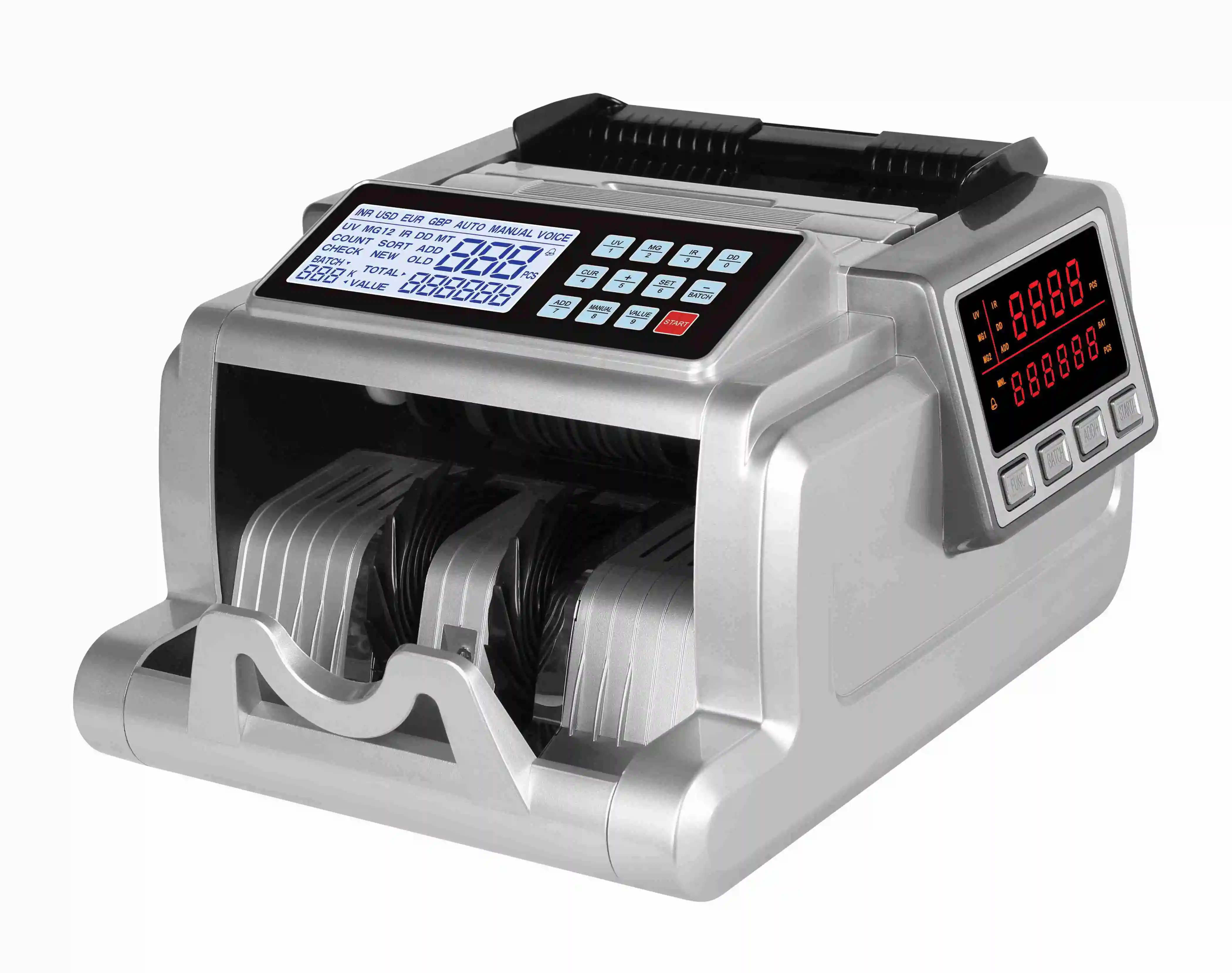 AL 6900W LCD Display Bill Counter With Total Value Calculating Function Handy Bill (1600618401090)