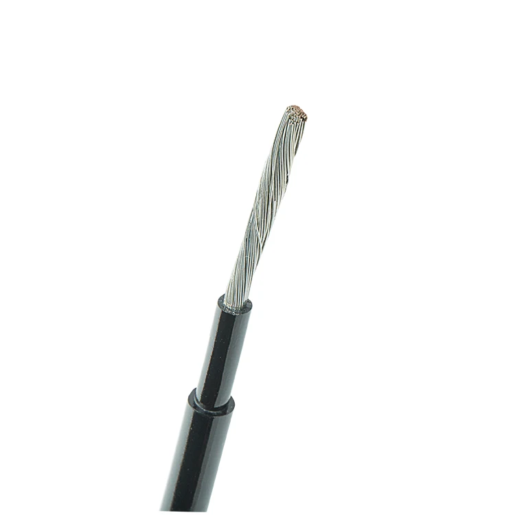 Jinyou Customized 1*4mm Solar Cable Panel Inverter Battery Solar Wire Cable PVC Tinned Copper Insulated Stranded Conductor Solid
