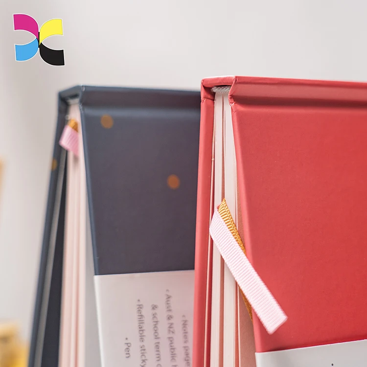 Recycled paper journal notebook custom logo diary notebook wedding planner