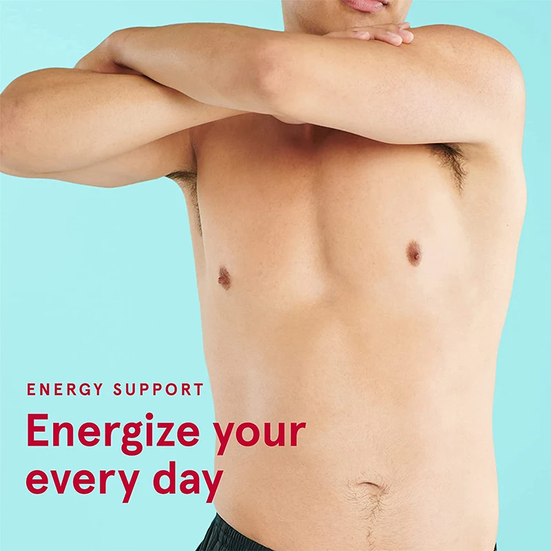 Private Label Vegan Brain and Cardiovascular Support Pills Organic Folate Vitamin B12 Men Power Energy Tablets Candy