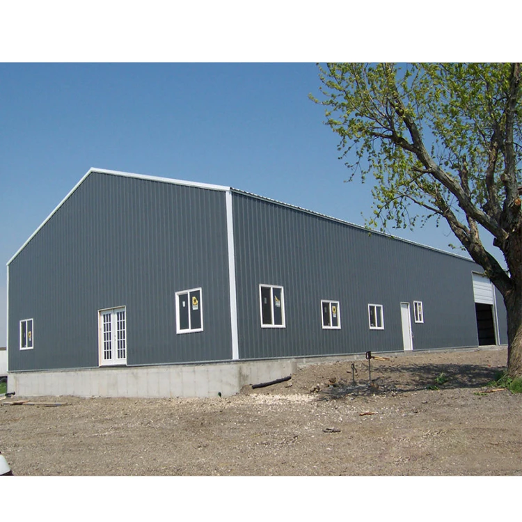 Steel Structure Sheet Metal Prefabricated Houses for cars