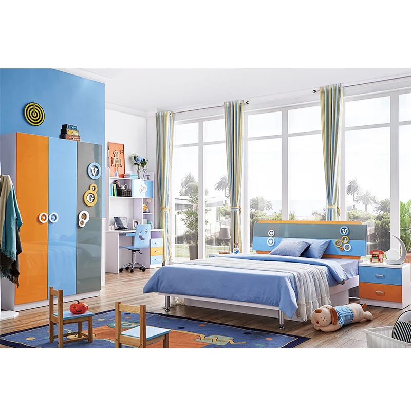 MDF 5-10 years old children table , double table sets 8106#