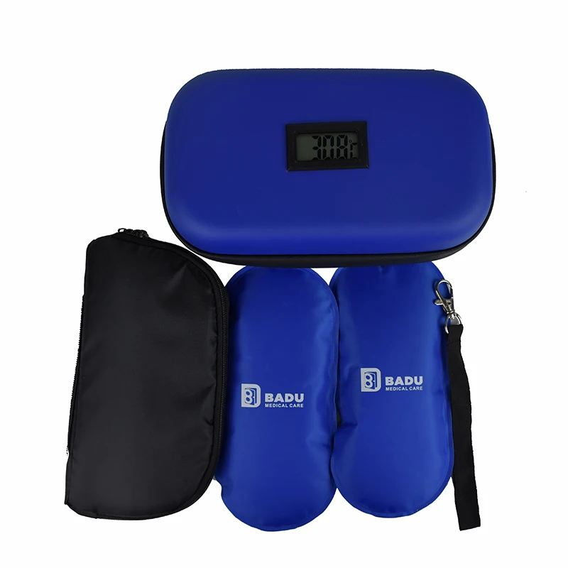 Сумка-холодильник Badu для диабетического инсулина, переносная сумка для путешествий, охлаждающая упаковка, с повторно замерзающим пакетом для льда-до 12 часов прохладного времени