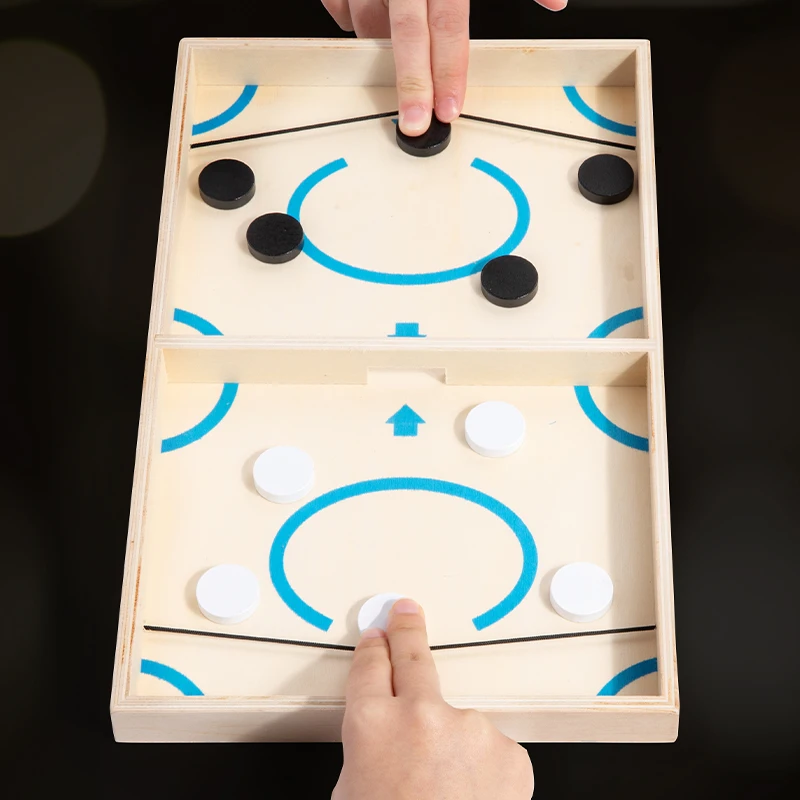 Fast Sling Puck Paced Table Desktop Battle Winner Board Toys For Adults Parent Child Kids Interactive Chess Board Table Game