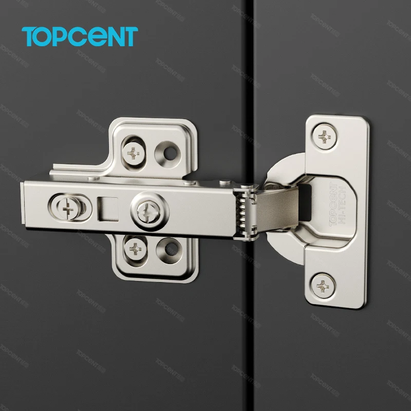 Topcent Hydraulic Soft Close Hinges Concealed  Adjustable Locking Hinge Soft Closing Cabinet 3D Hinge